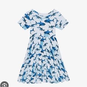Posh Peanut Shark Twirl Dress